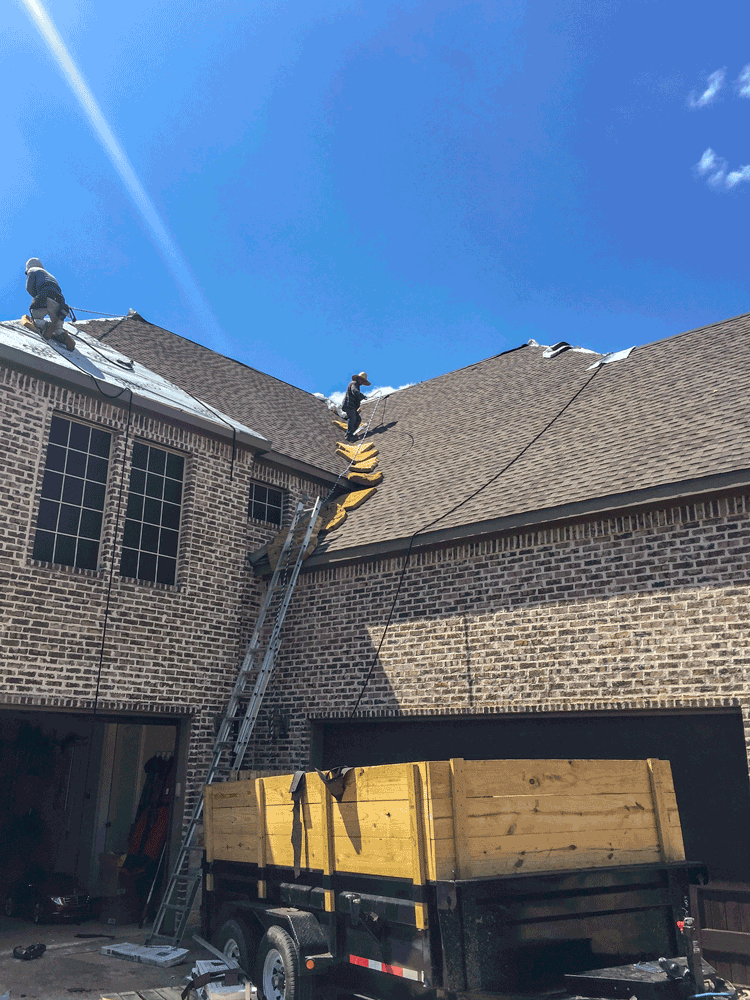 Large residential reroof project