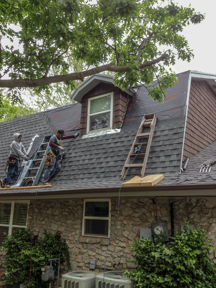 Residential reroof project